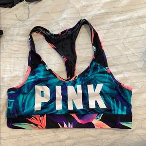 Pink ultimate sports bra unlined